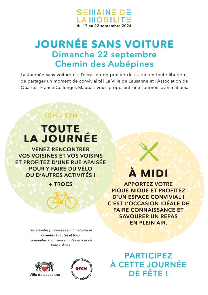 Dimanche 22 septembre, Chemin des Aubépines